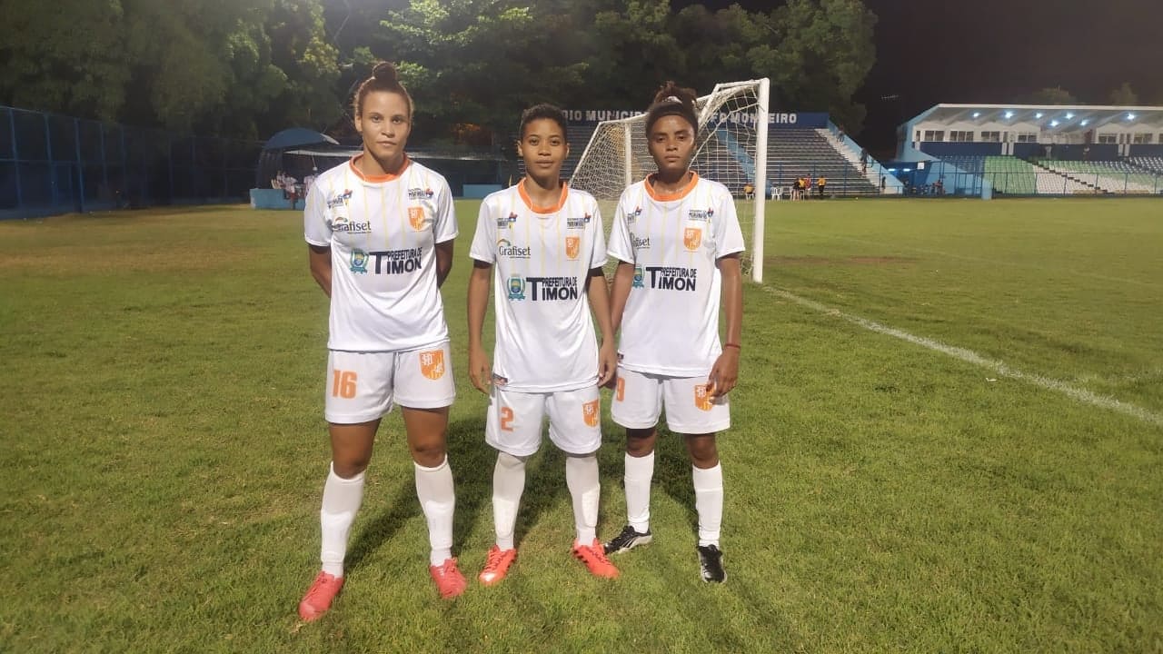 Bia, Thamires e Katiane. Autoras dos 06 gols